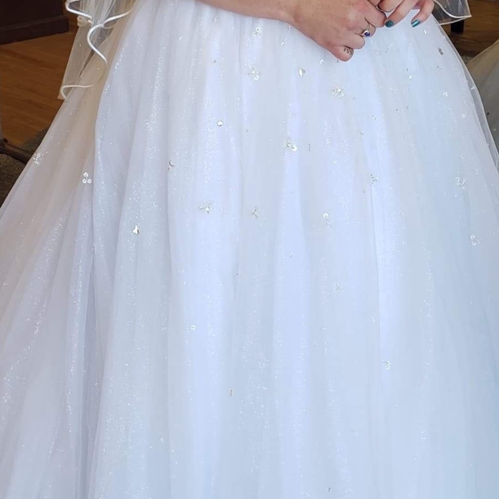 Disney princess wedding dress.